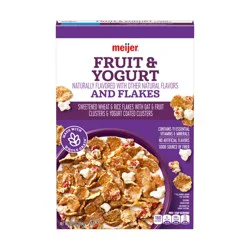 Meijer Fruit & Yogurt Cereal, 12.5 Oz