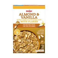 Meijer Almond And Vanilla Flakes Cereal, 12.4 Oz