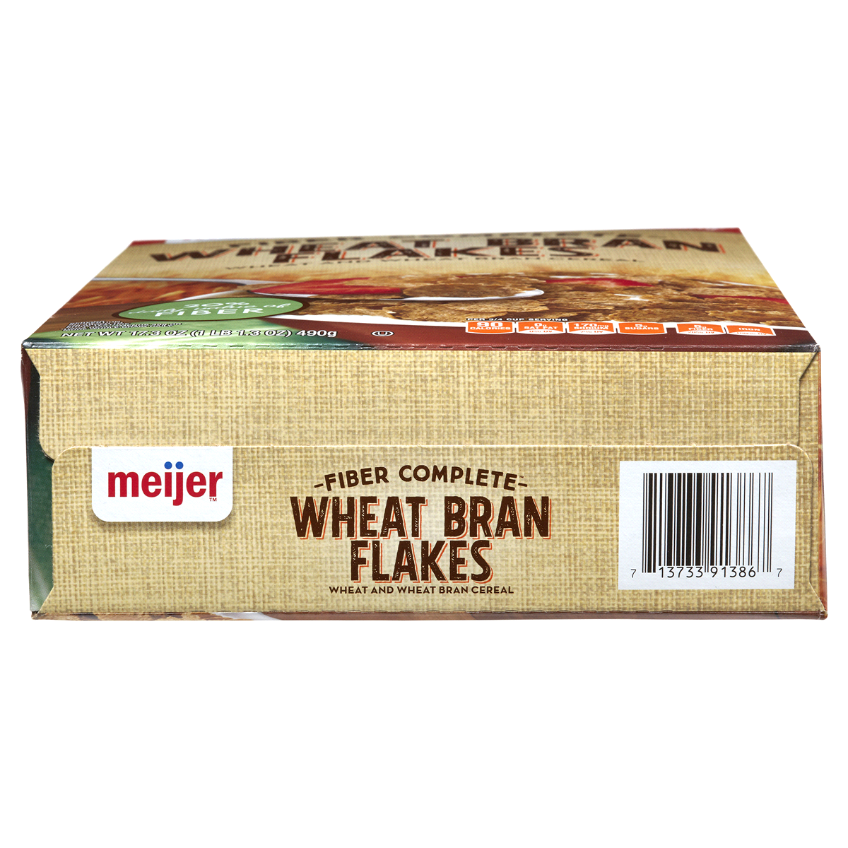 slide 2 of 5, Meijer Fiber Complete Wheat Bran Flakes, 17.3 oz
