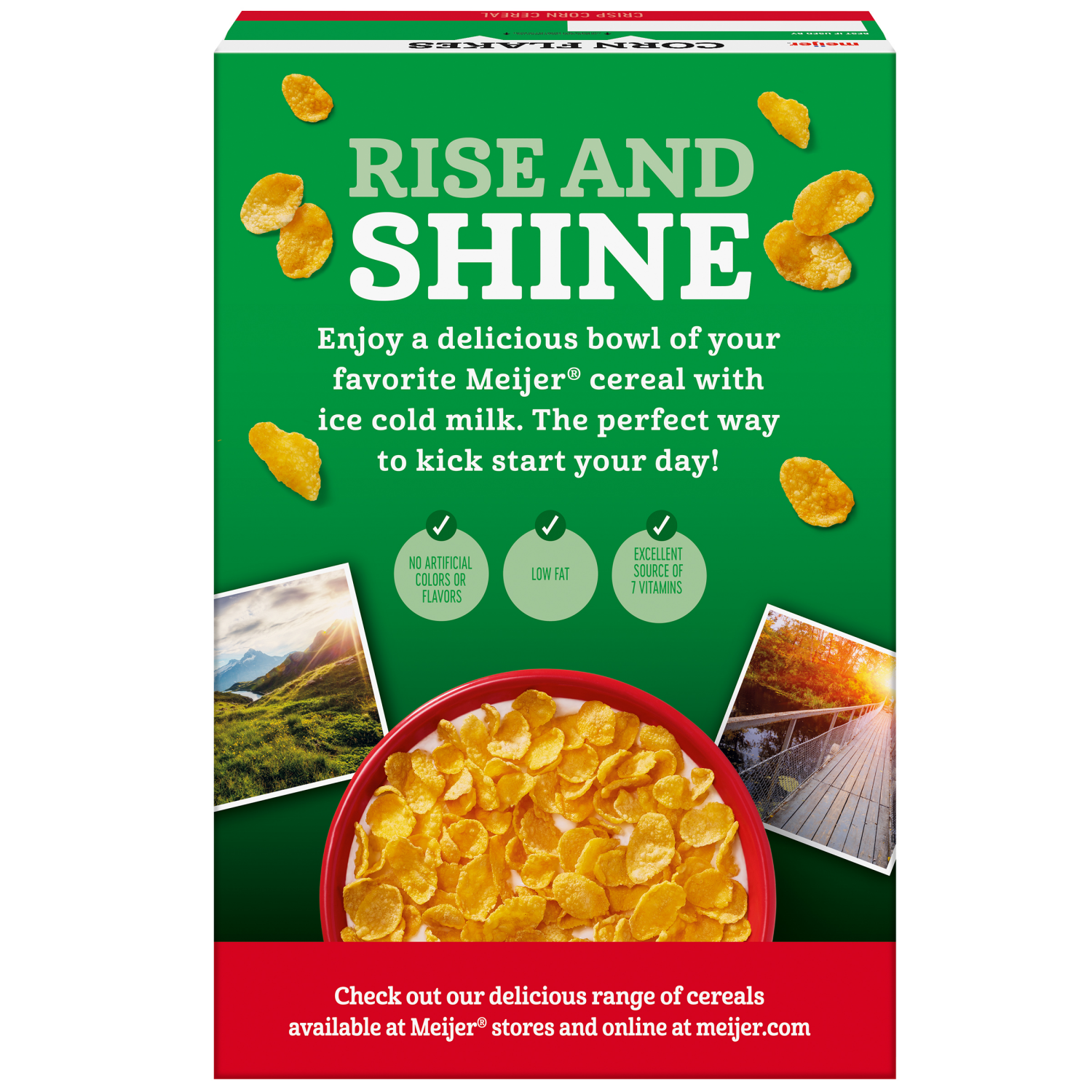 slide 2 of 8, Meijer Corn Flakes, 12 oz