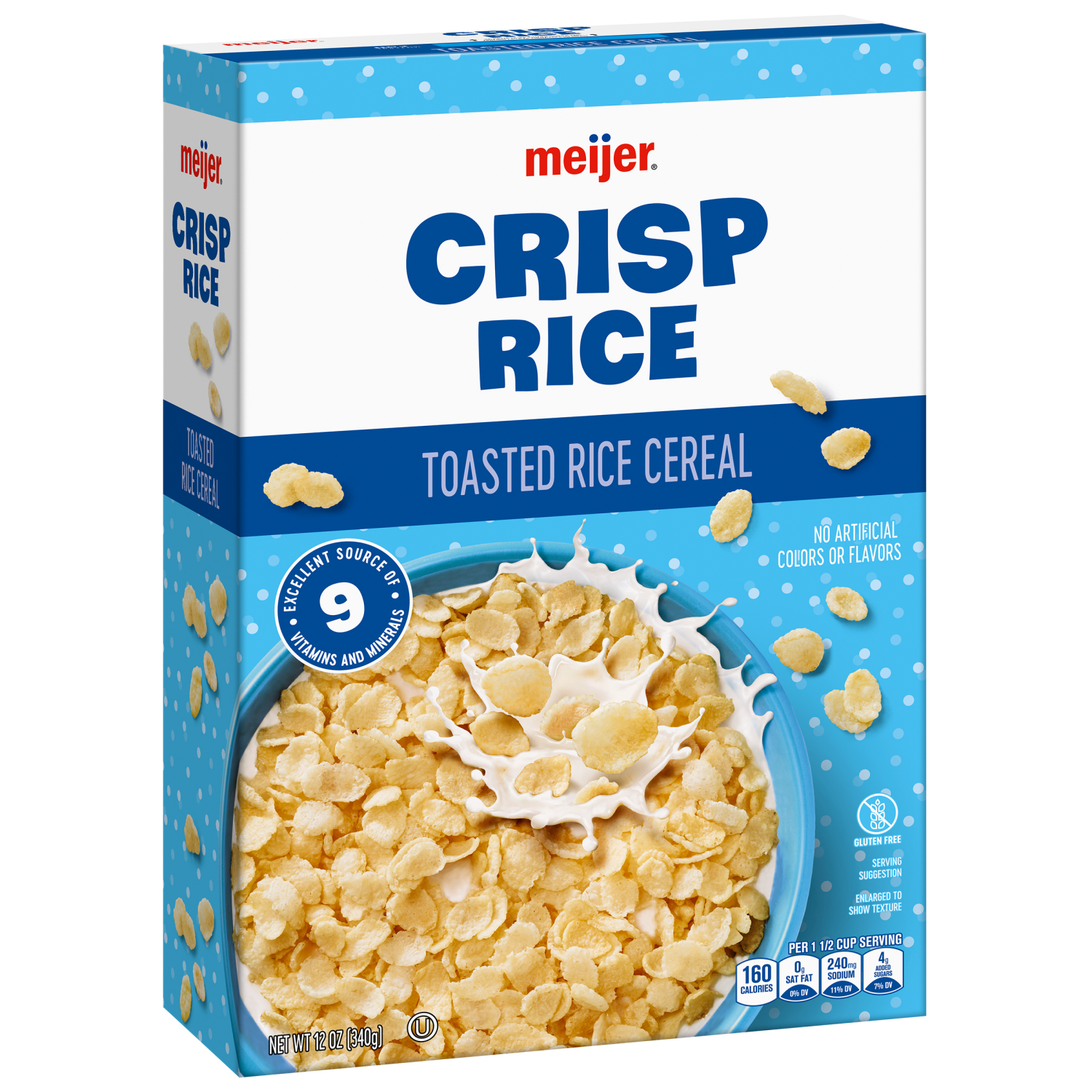 slide 4 of 5, Meijer Crisp Rice Cereal, 12 oz