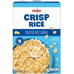 Meijer Crisp Rice Cereal, 12 Oz