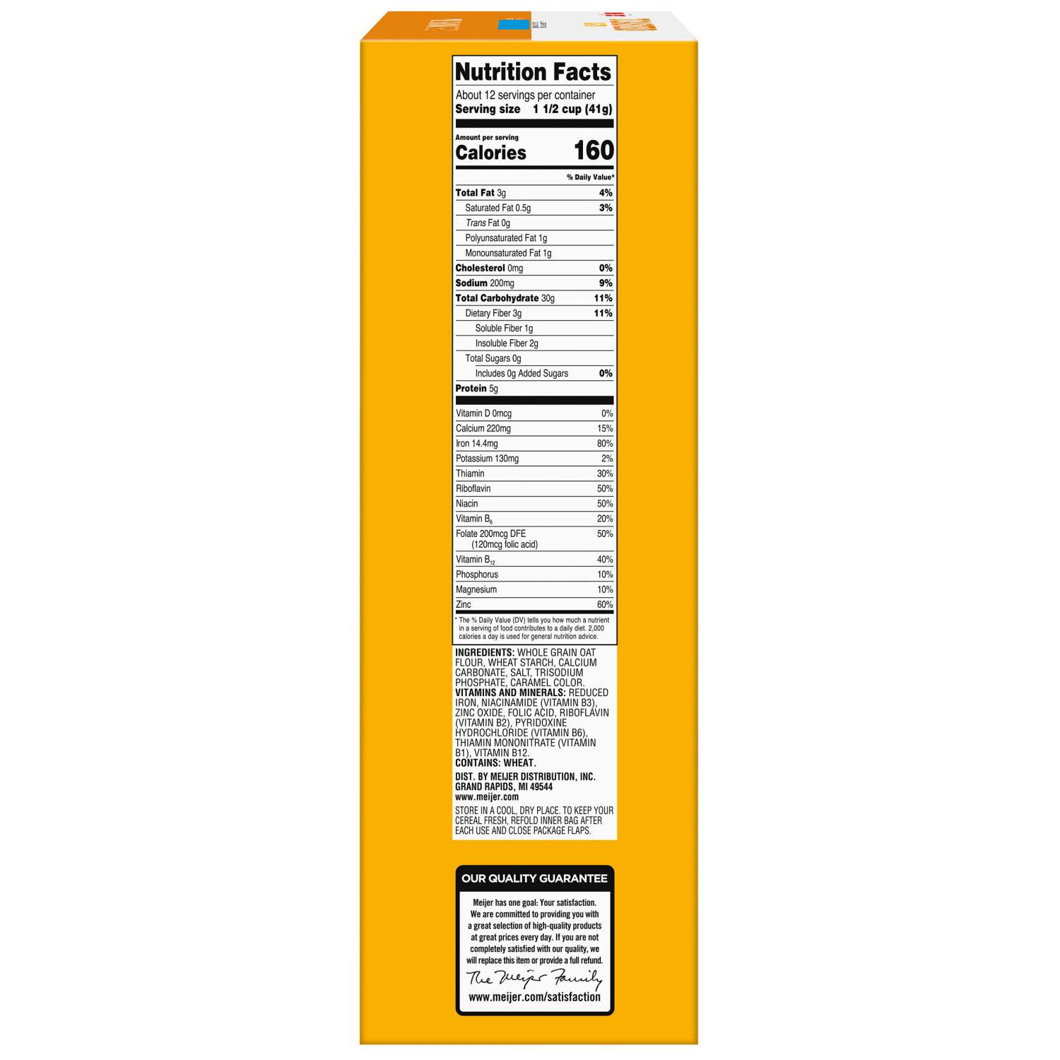 slide 5 of 8, Meijer Toasted Oats Cereal, 18 oz