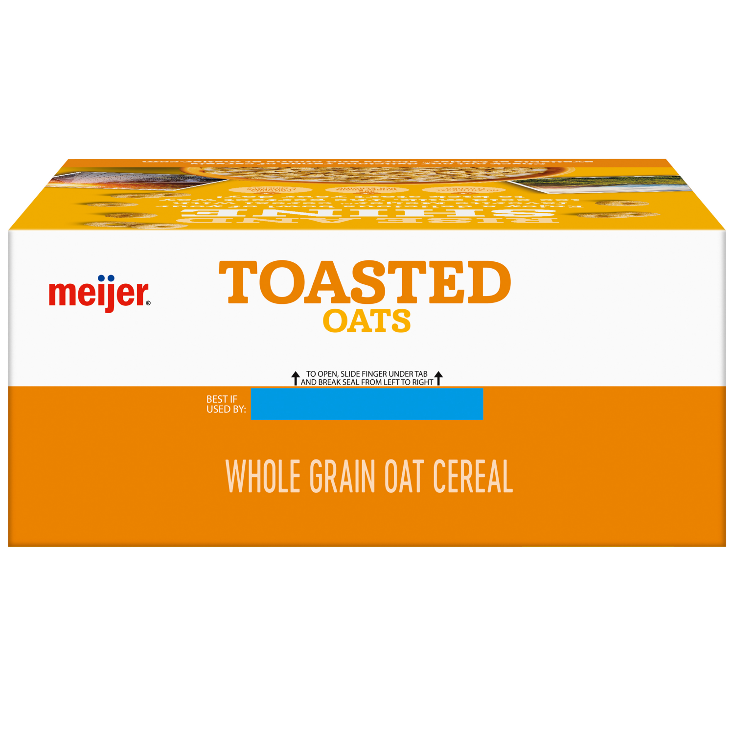slide 8 of 8, Meijer Toasted Oats Cereal, 18 oz