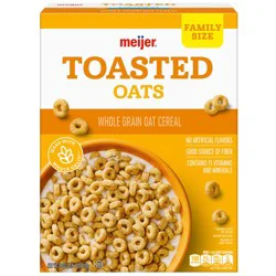Meijer Toasted Oats Cereal, 18 Oz