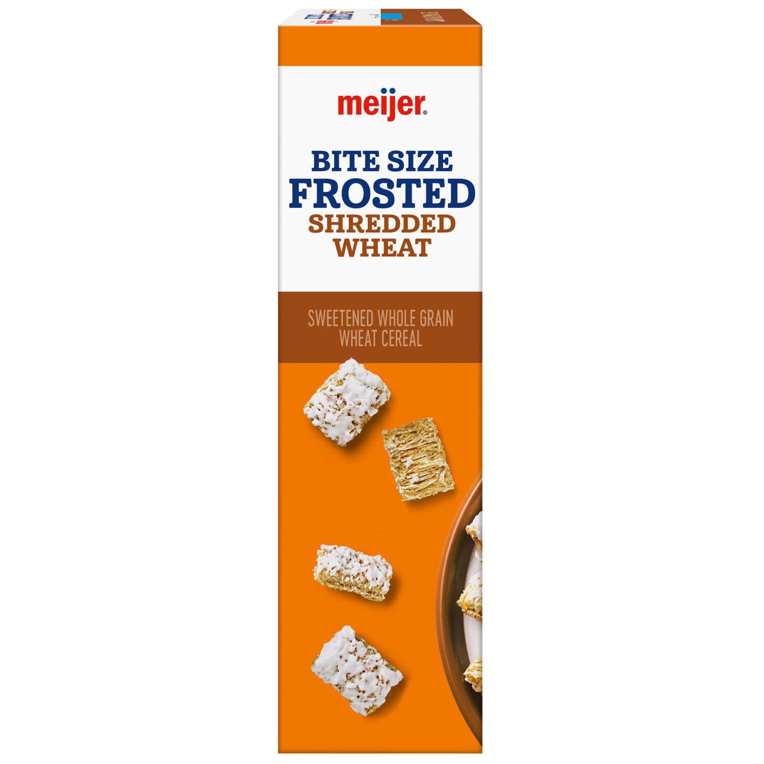 slide 4 of 8, Meijer Bite Size Frosted Shredded Wheat Cereal, 24 oz