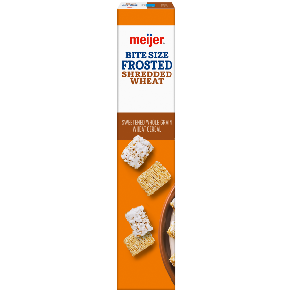 slide 13 of 29, Meijer Bite Sized Frosted Shredded Wheat Cereal, 18 oz