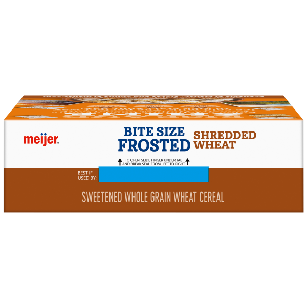 slide 17 of 29, Meijer Bite Sized Frosted Shredded Wheat Cereal, 18 oz