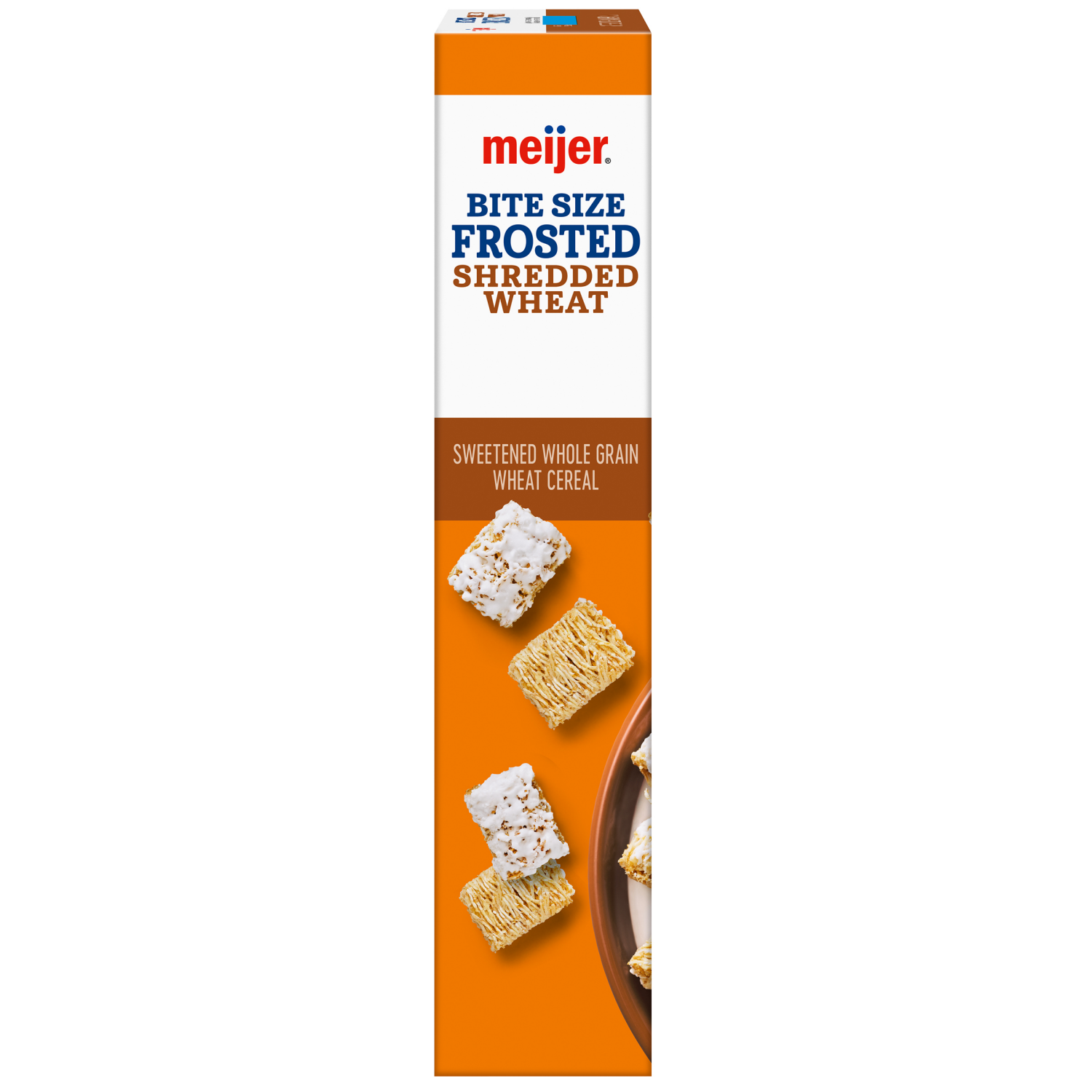 slide 4 of 8, Meijer Bite Sized Frosted Shredded Wheat Cereal, 18 oz