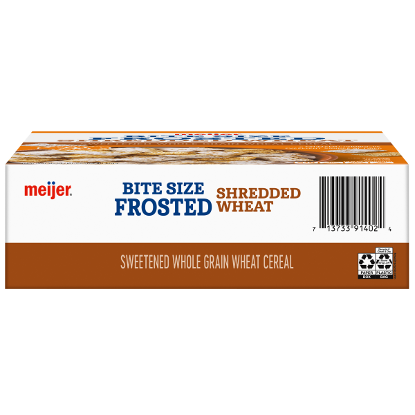 slide 28 of 29, Meijer Bite Sized Frosted Shredded Wheat Cereal, 18 oz