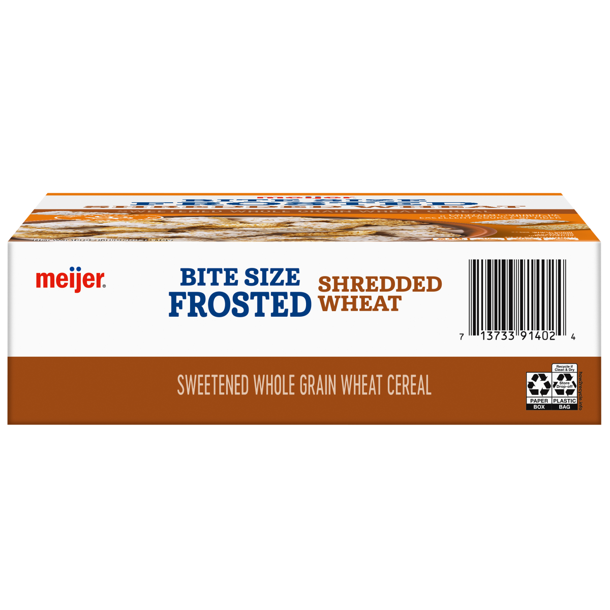 slide 29 of 29, Meijer Bite Sized Frosted Shredded Wheat Cereal, 18 oz