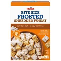 Meijer Bite Sized Frosted Shredded Wheat Cereal
