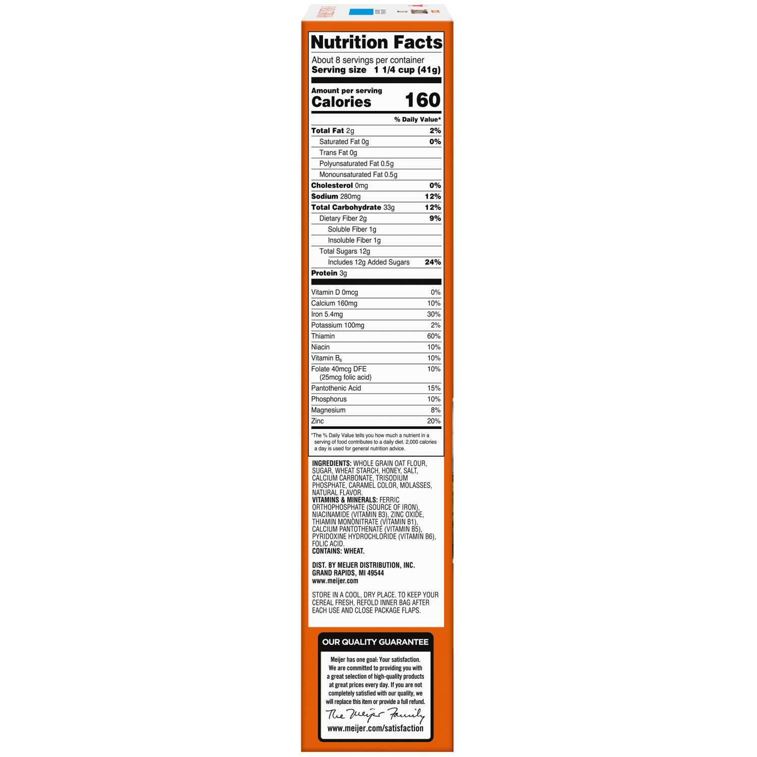 slide 5 of 8, Meijer Honey Nut Toasted Oats, 12.25 oz