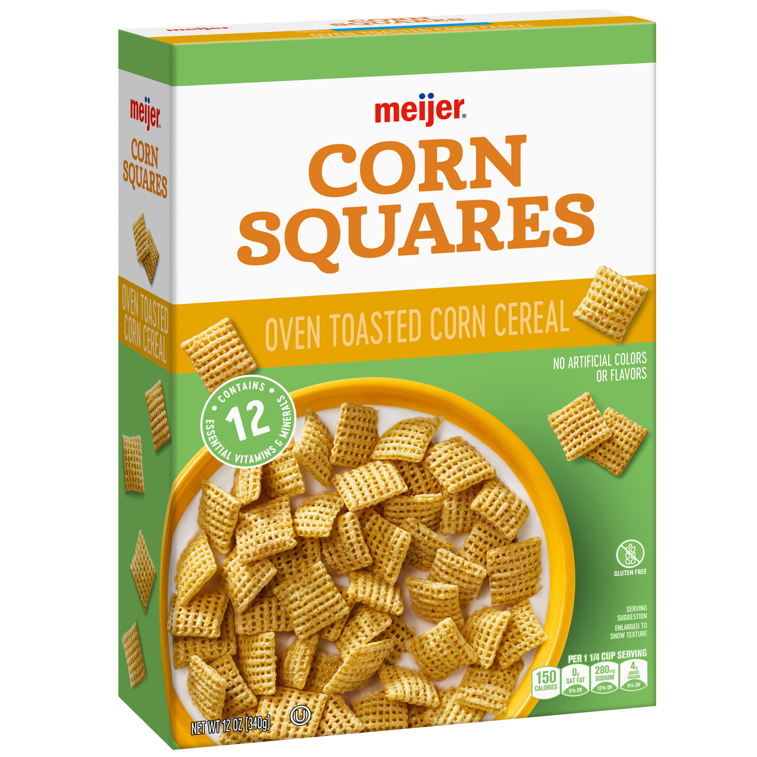 slide 6 of 8, Meijer Corn Squares - 12 oz, 12 oz