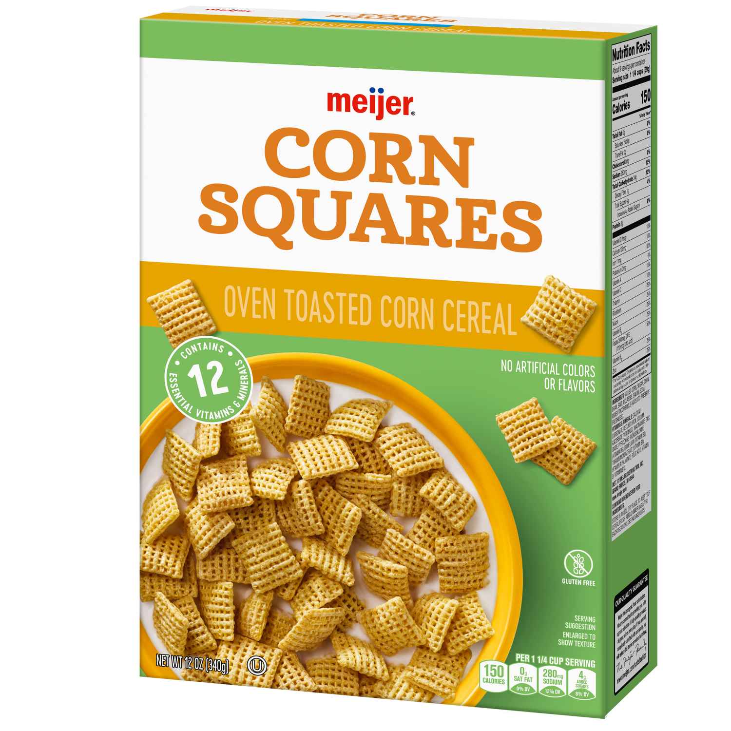 slide 7 of 8, Meijer Corn Squares - 12 oz, 12 oz