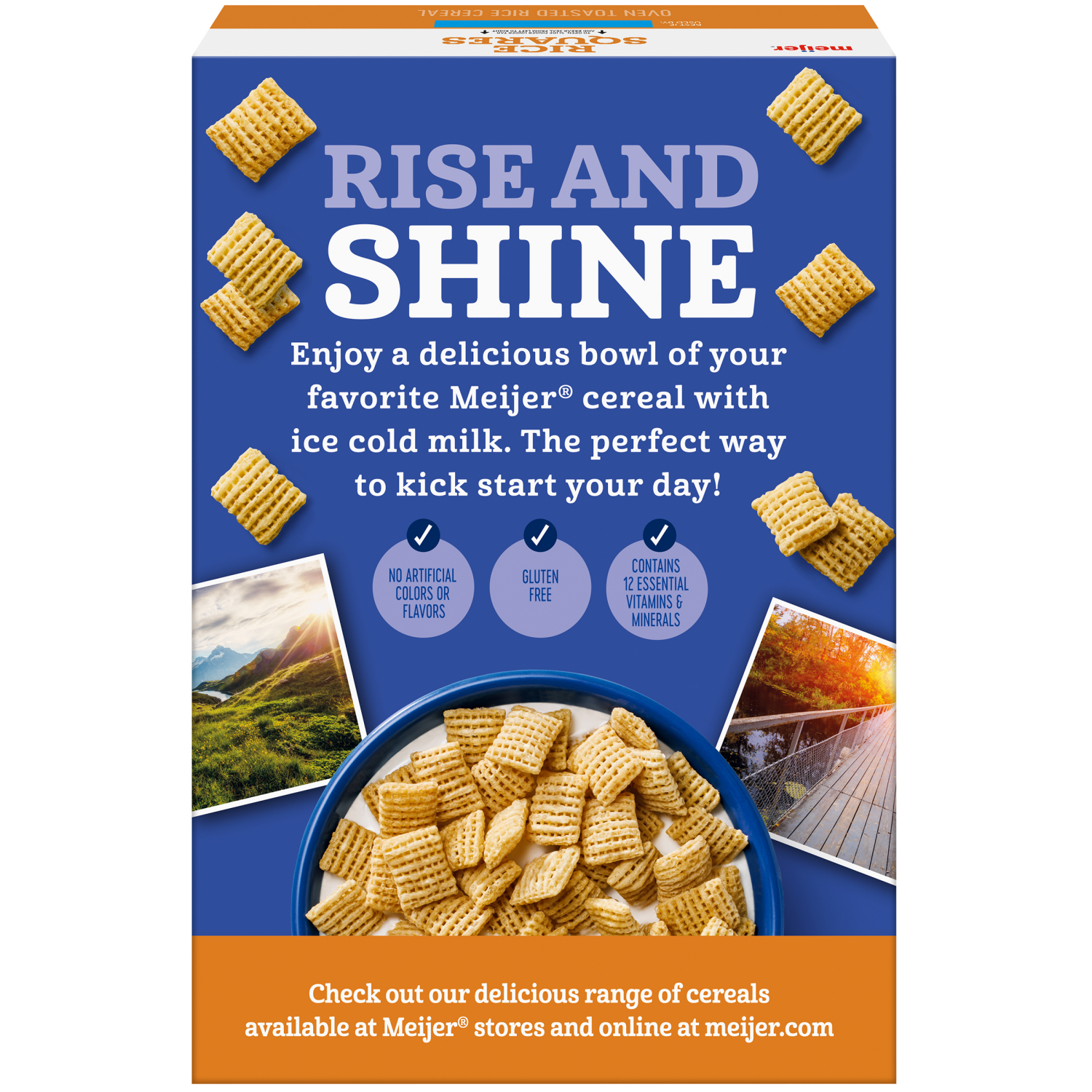 slide 2 of 8, Meijer Rice Squares, 12 oz