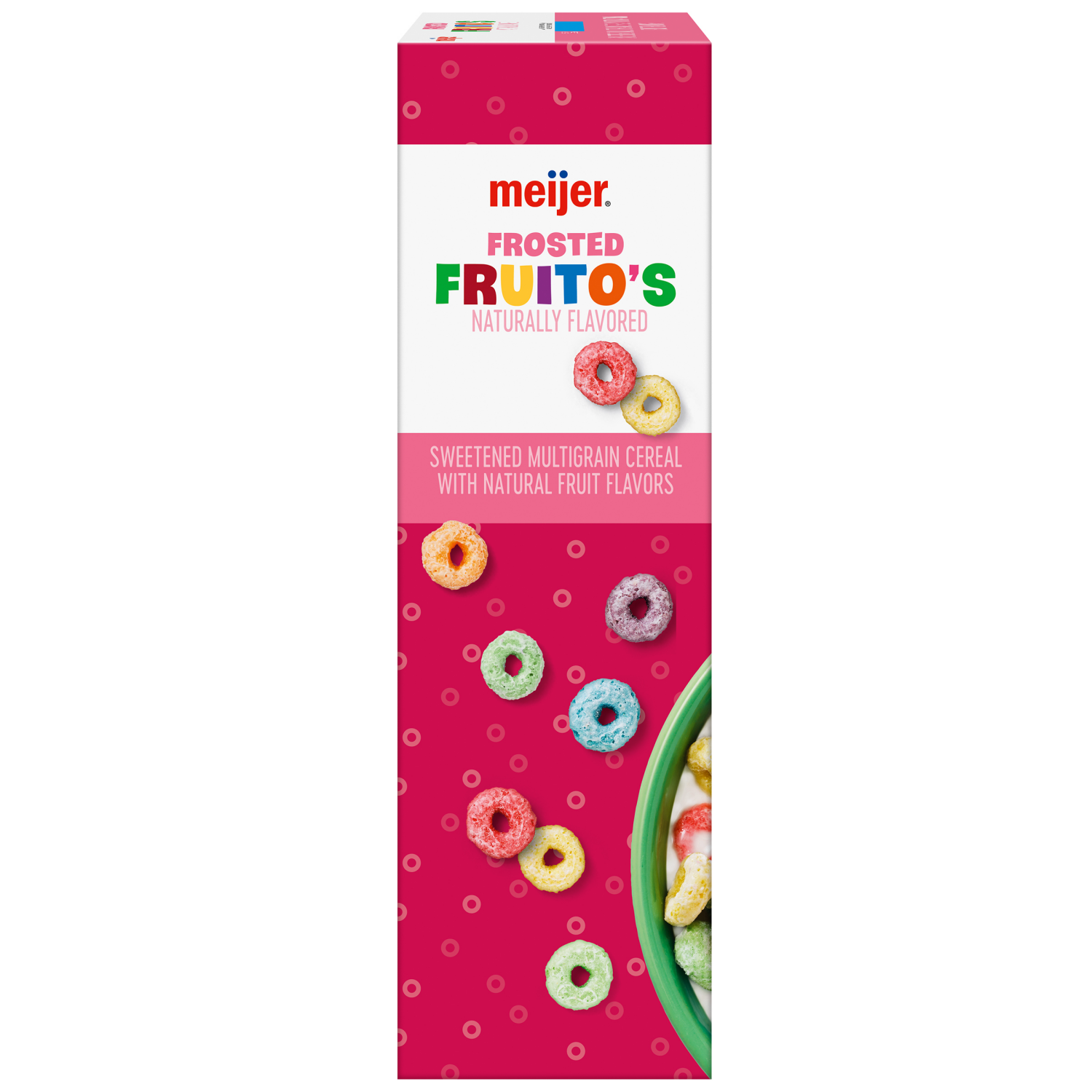 slide 2 of 5, Meijer Frosted Fruit O's Cereal, 21.7 oz