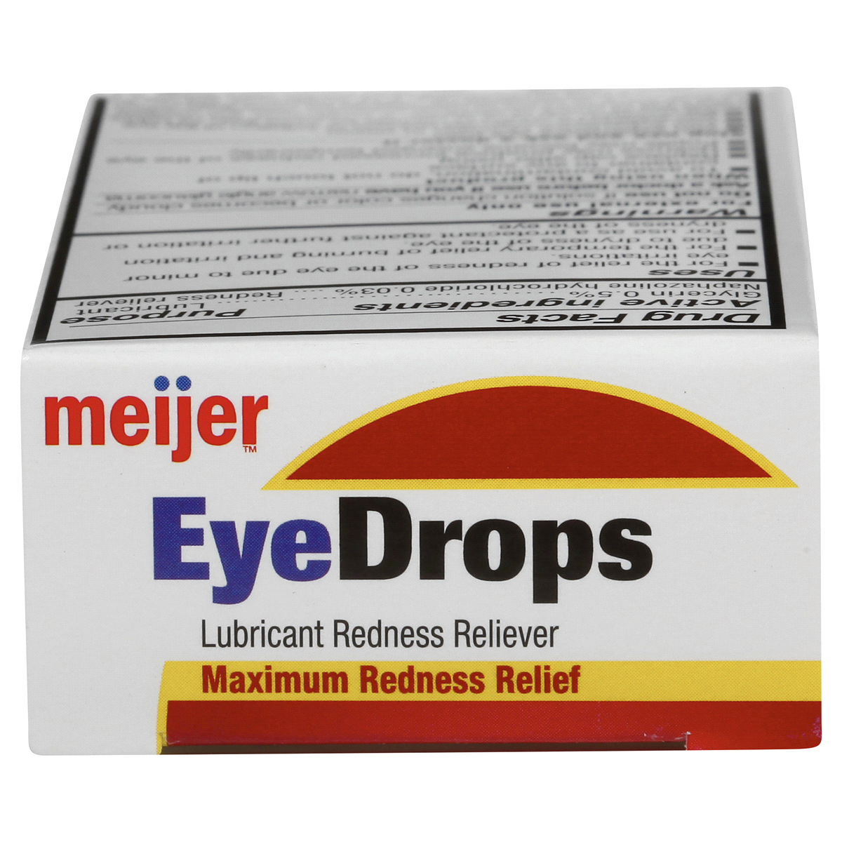 slide 6 of 6, Meijer Eye Drops, Maximum Redness Relief, 0.5 oz