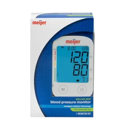 Meijer Blood Pressure Monitor Complete Monitoring System