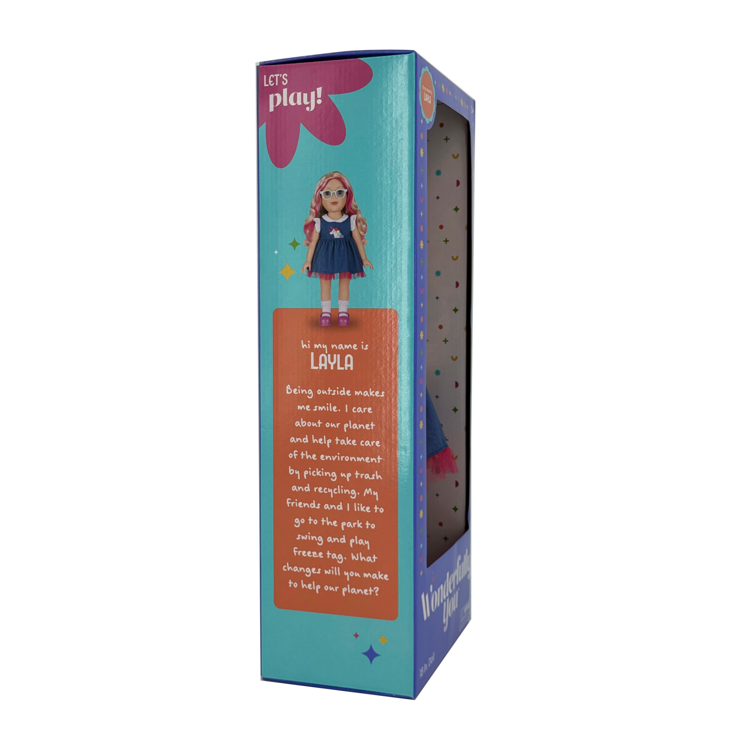 slide 4 of 8, Wonderfully You Layla 18" Fashion Doll, 18 in