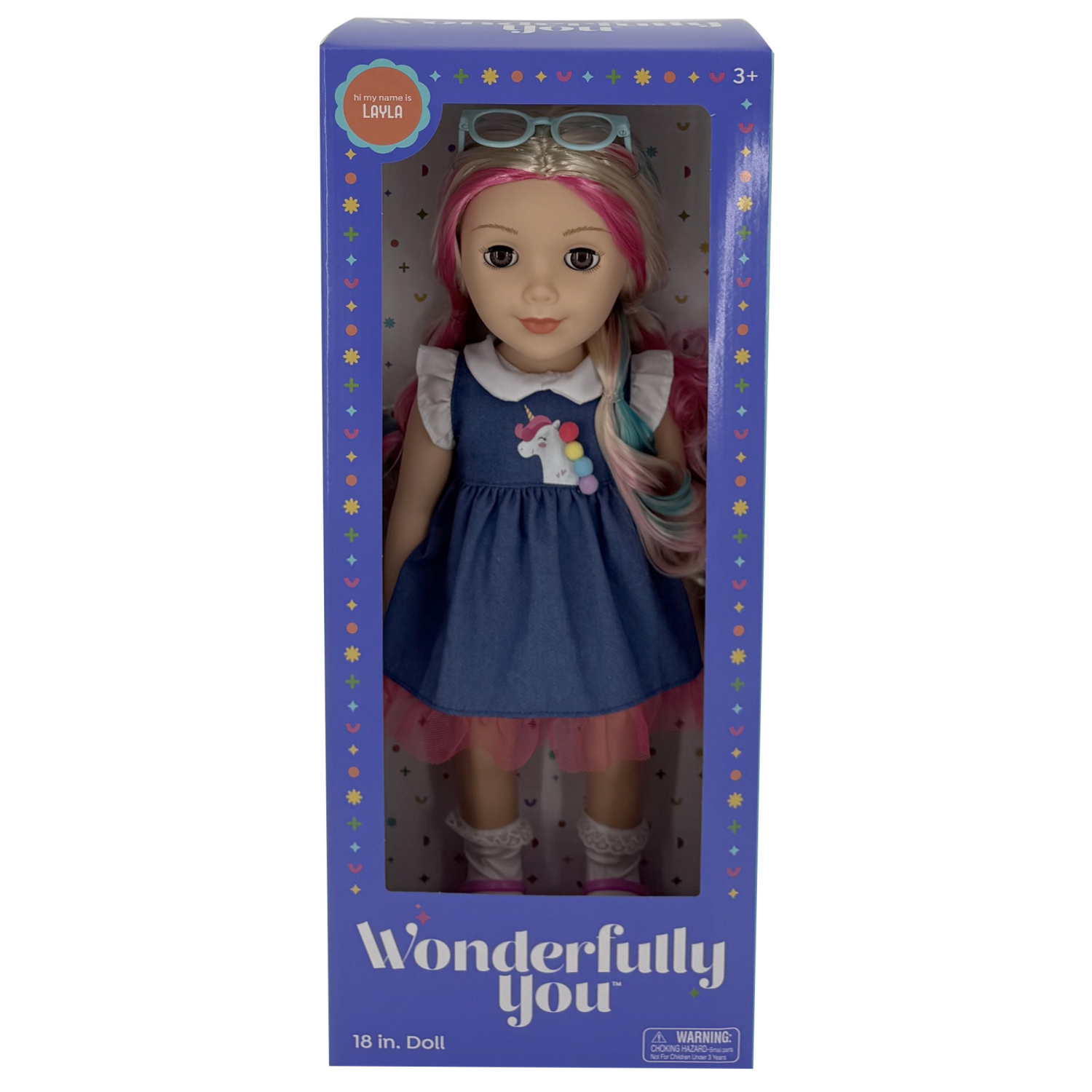 slide 1 of 8, Wonderfully You Layla 18" Fashion Doll, 18 in