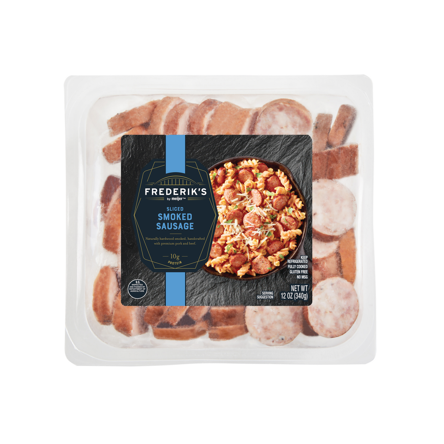 slide 1 of 6, Frederik's By Meijer Frederiks By Meijer Smoked Sausage Sliced 12 Oz, 12 oz