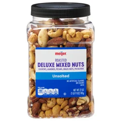 Meijer Deluxe Unsalted Mixed Roasted Nuts