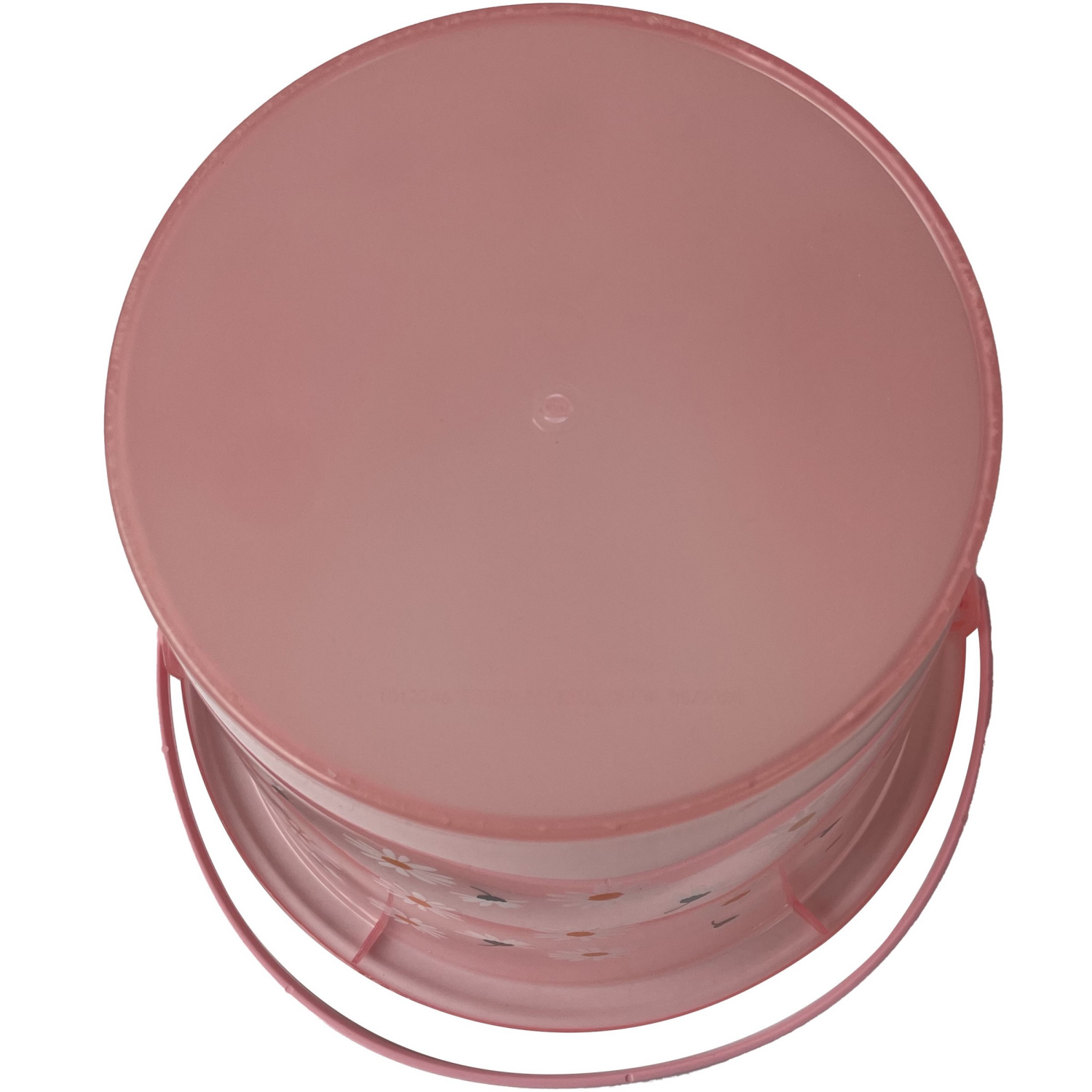 slide 2 of 3, Meijer Corporate Seasonal Jumbo Easter Bucket Pink With Flowers, 10.71