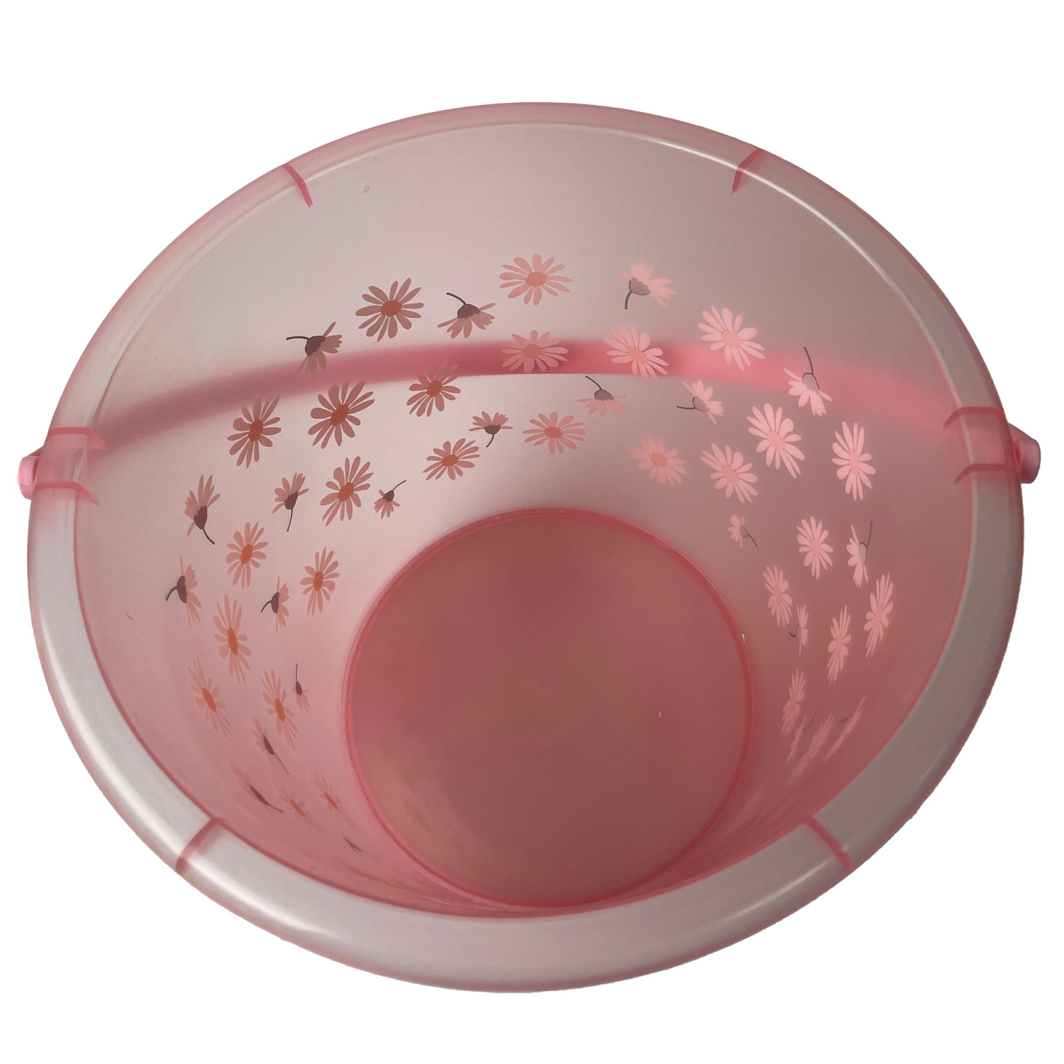 slide 3 of 3, Meijer Corporate Seasonal Jumbo Easter Bucket Pink With Flowers, 10.71