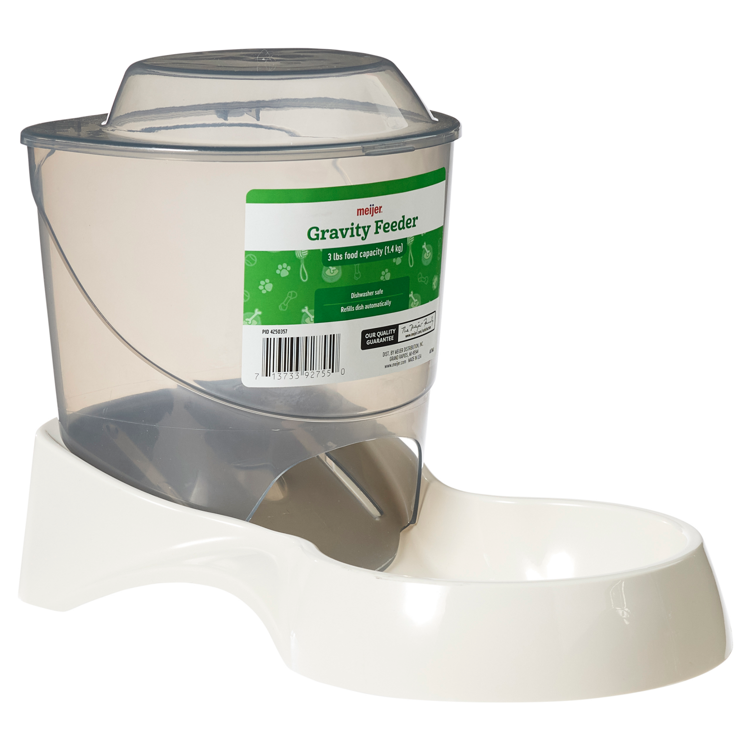 slide 5 of 5, Meijer Gravity Pet Feeder, 3 lb, 3 lb