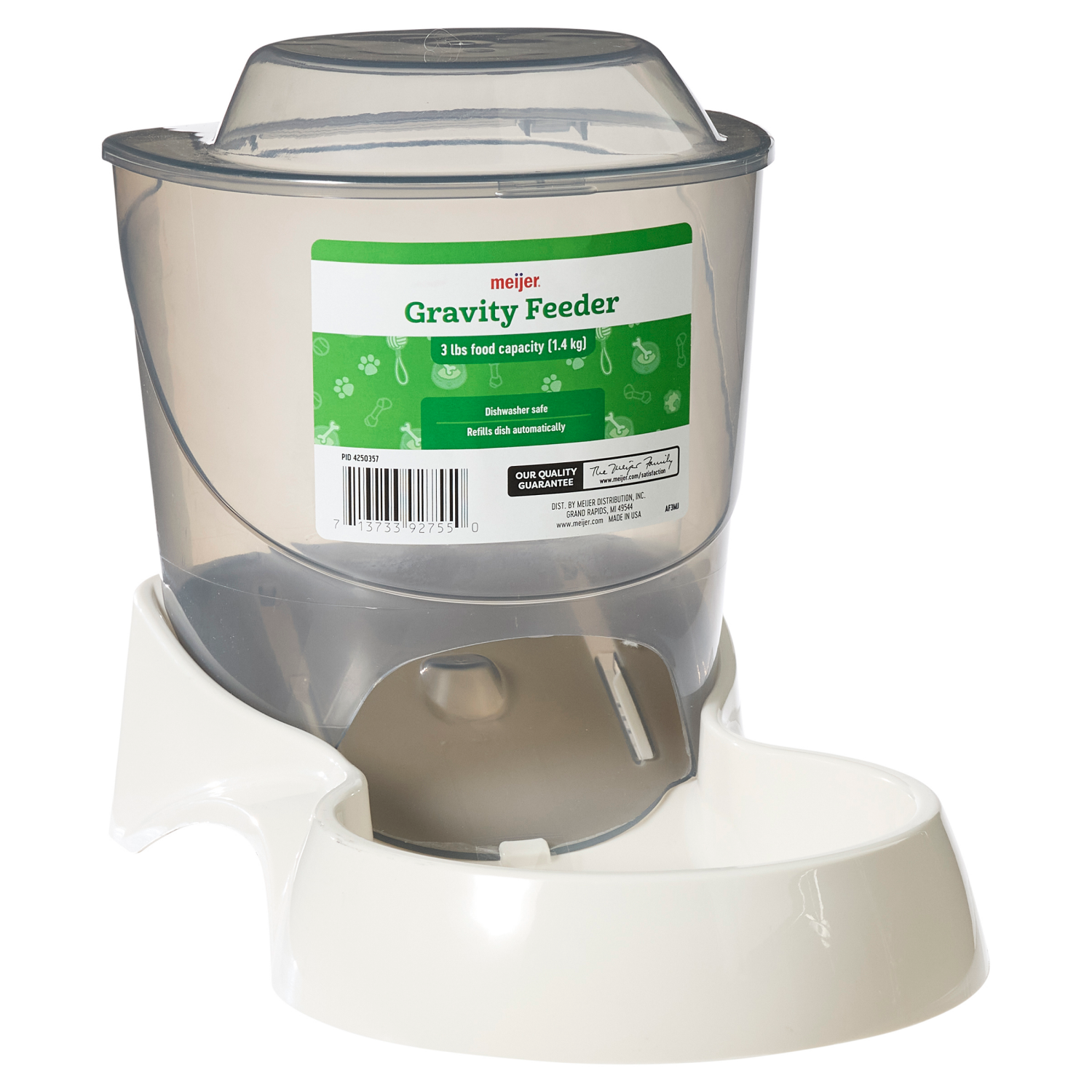 slide 1 of 5, Meijer Gravity Pet Feeder, 3 lb, 3 lb