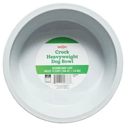 Meijer Heavyweight Crock Pet Dish, Jumbo, 1 Ct