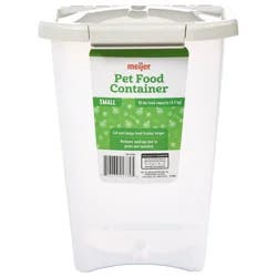 Meijer Pet Food Storage 10lb Container, 1 ct