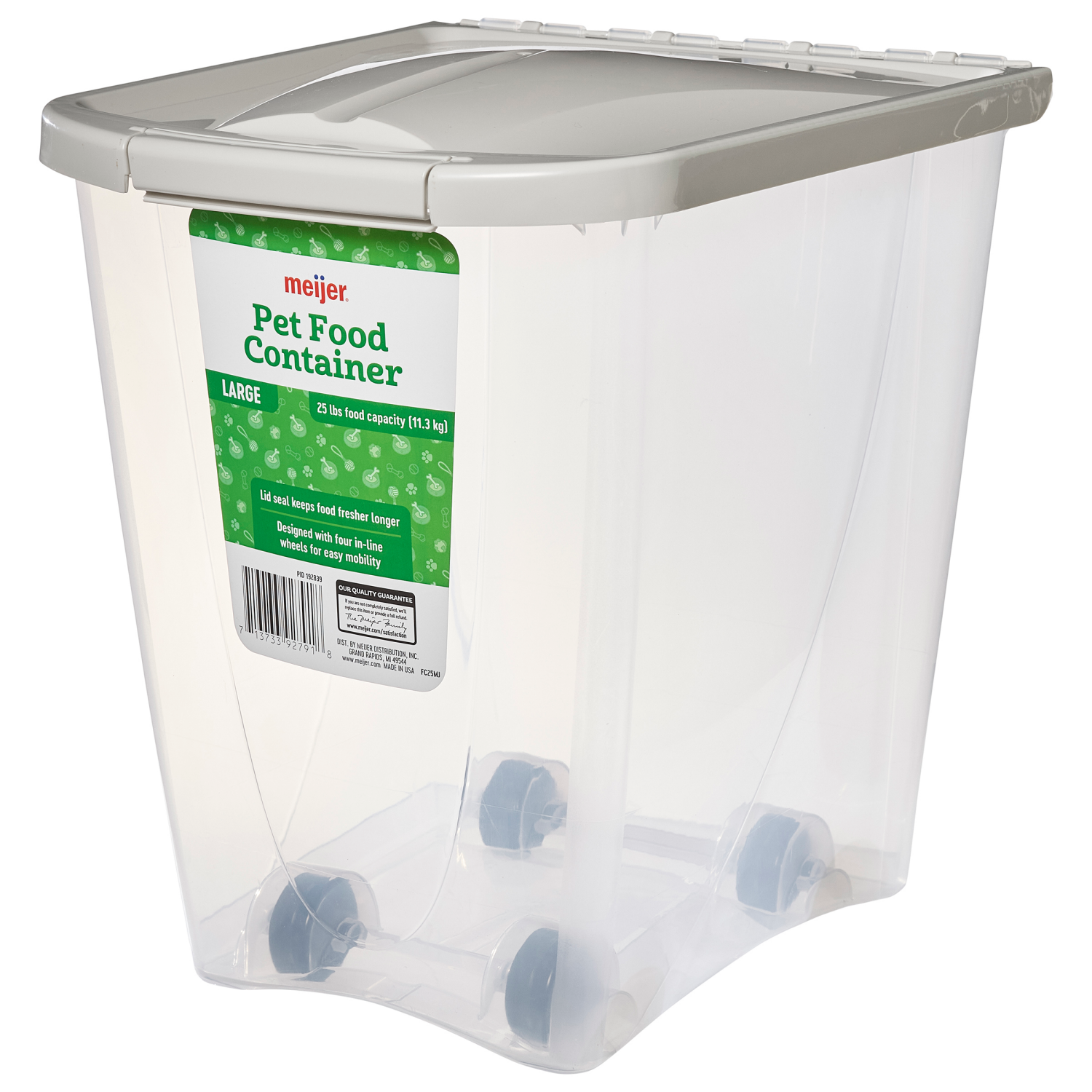 slide 4 of 4, Meijer Pet Food Container, 25 lbs, 25 lb