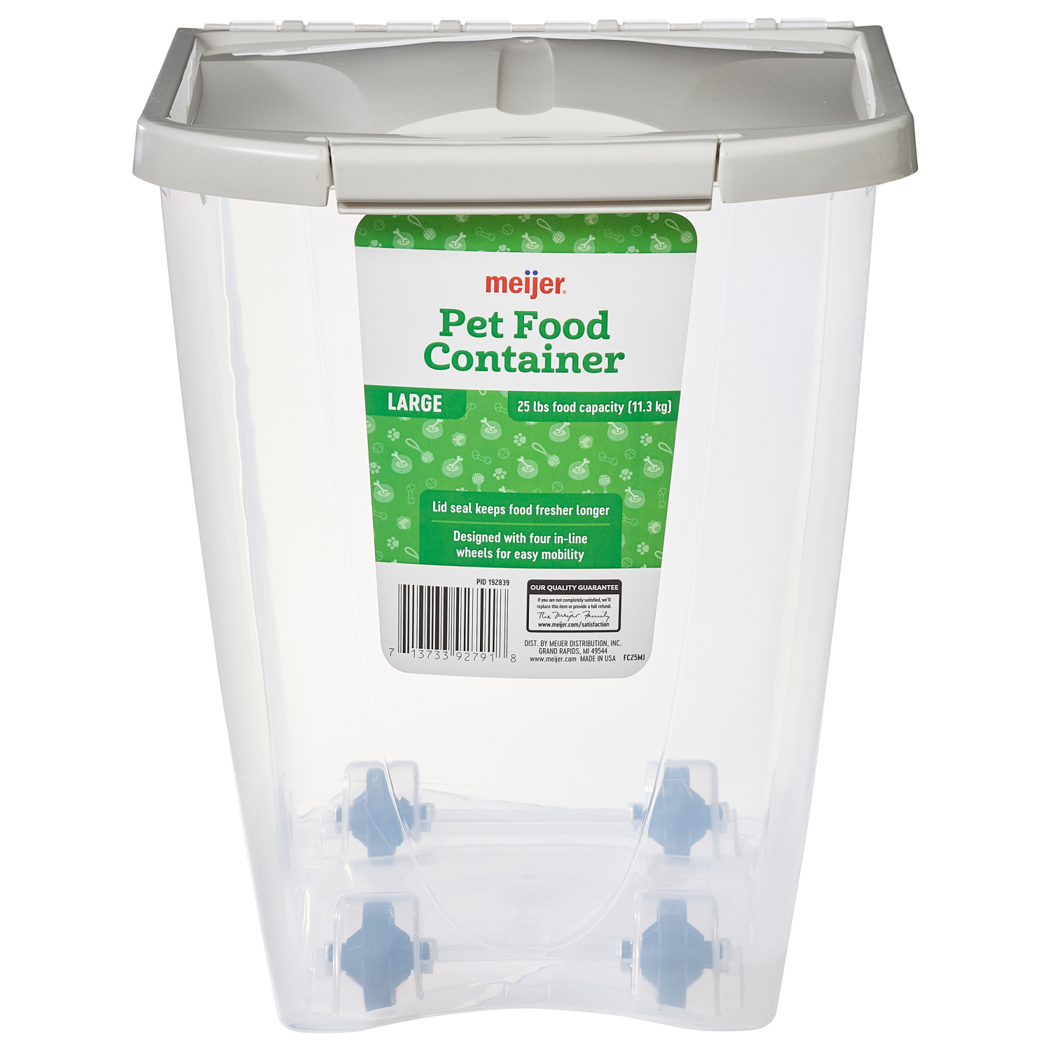 slide 1 of 4, Meijer Pet Food Container, 25 lbs, 25 lb