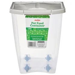 Meijer Pet Food Container, 25 lbs