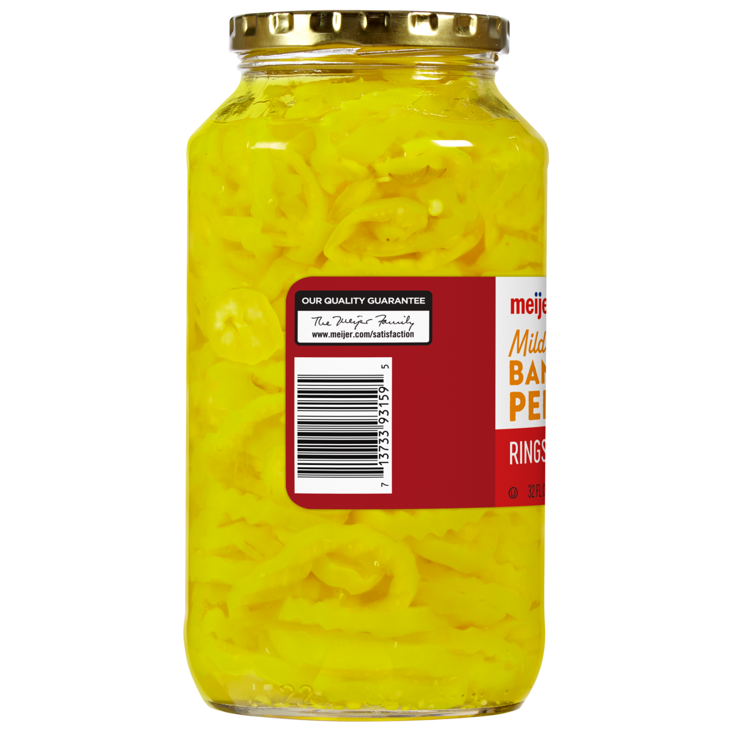 slide 2 of 3, Meijer Mild Banana Pepper Rings, 32 oz, 32 oz