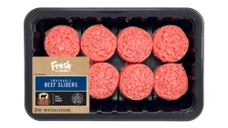 Fresh from Meijer Certified Angus Beef Chuck Smash Sliders, 24 oz