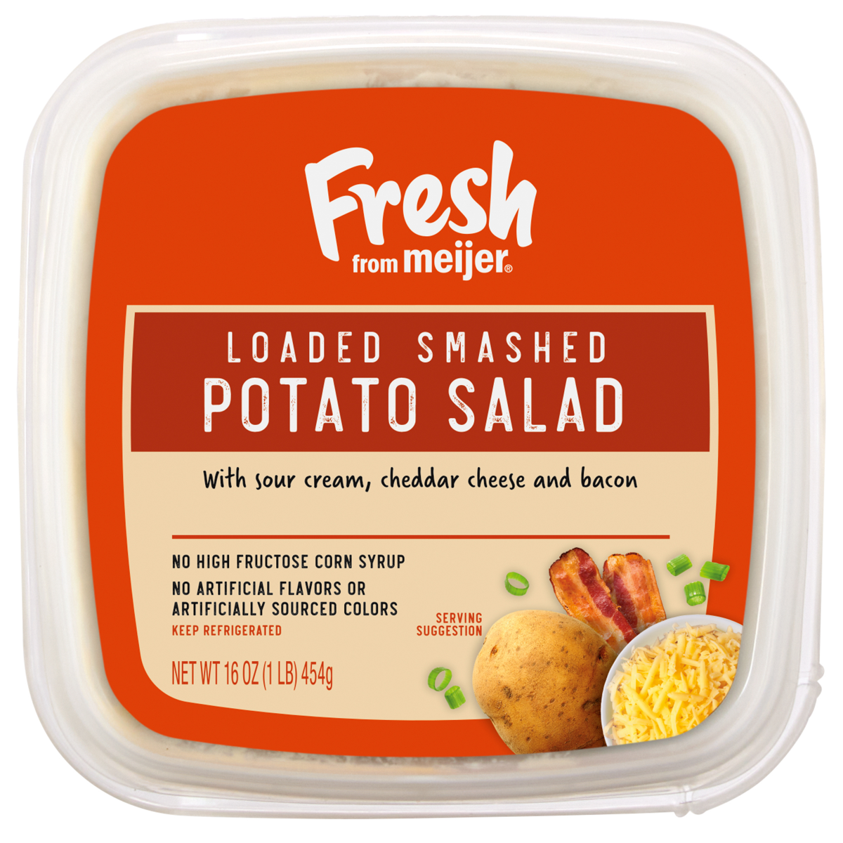 slide 5 of 13, Fresh from Meijer Smashed Potato Salad, 1 lb