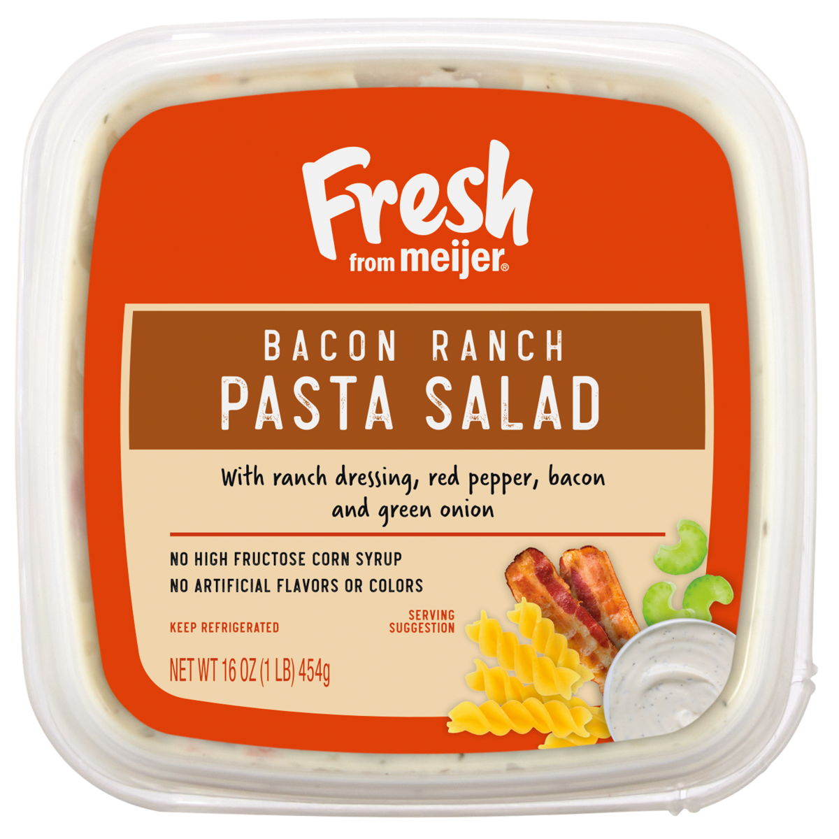 slide 5 of 13, Fresh from Meijer Bacon Ranch Pasta Salad, 1 lb., 1 lb