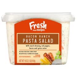 Fresh from Meijer Bacon Ranch Pasta Salad, 1 lb