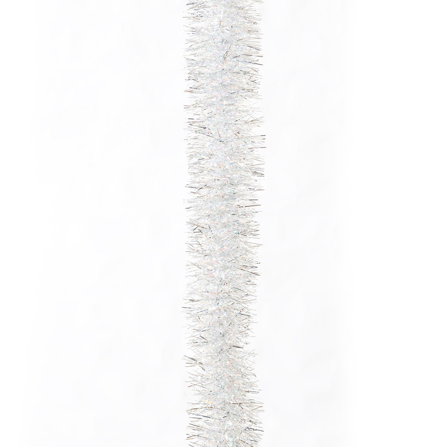 slide 2 of 2, December Home Iridescent Loop and Silver Needle Garland, 10', 10 ft