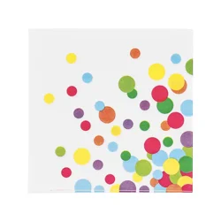 Meijer Dots Lunch Napkins, 24 Count