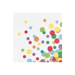 Meijer Dots Beverage Napkins, 24 Count