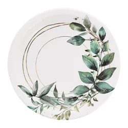 Meijer Botanical Dinner Plate 9in 20ct