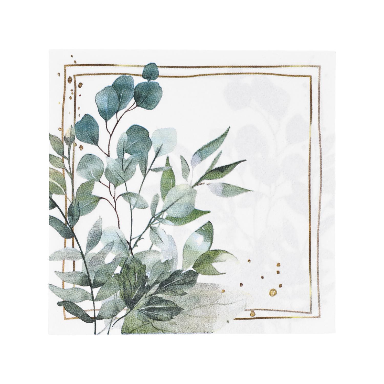 slide 1 of 1, Botanical Lunch Napkin 24ct, 24 ct