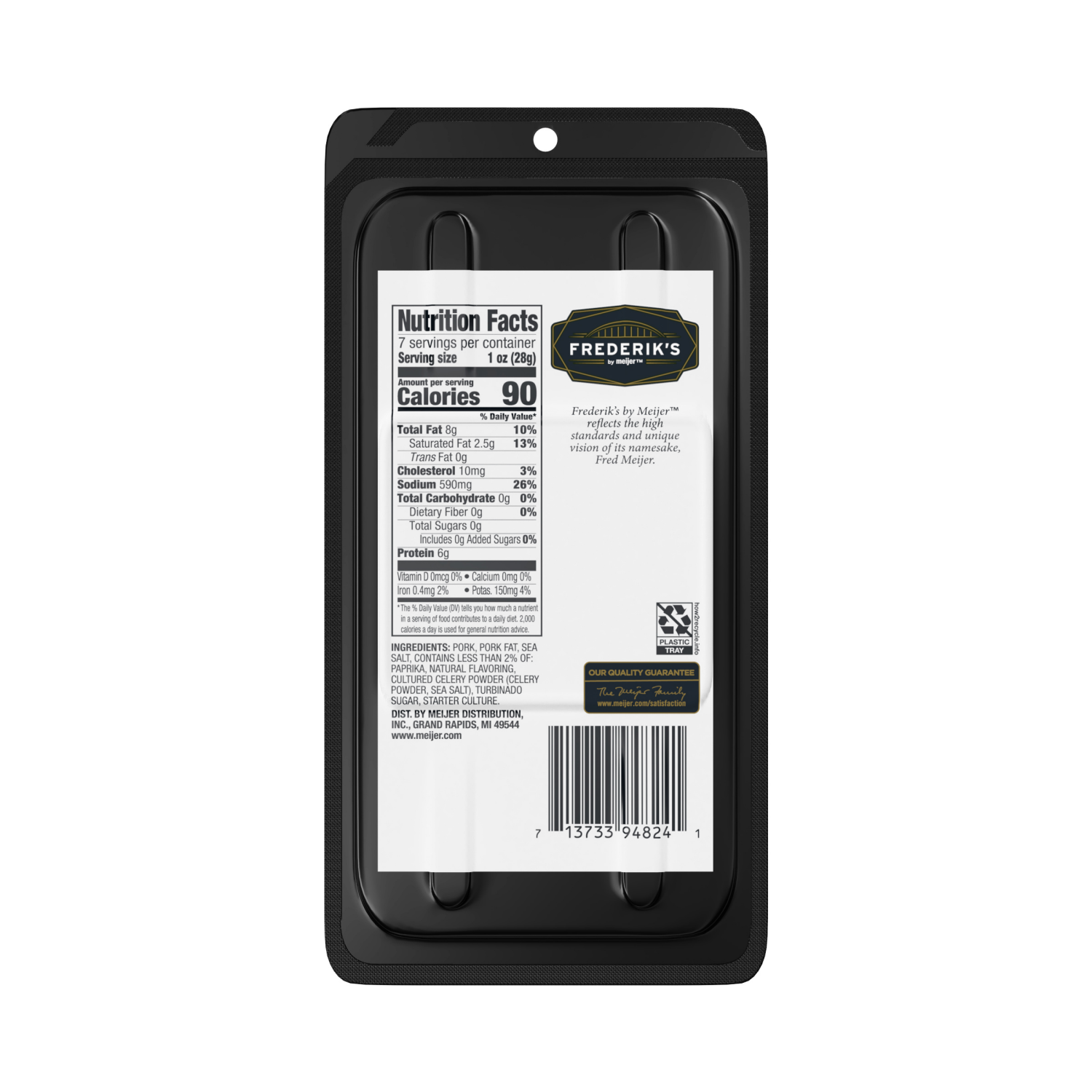 slide 2 of 3, Frederik's By Meijer Frederik's by Meijer Uncured Pepperoni, 7 oz., 7 oz