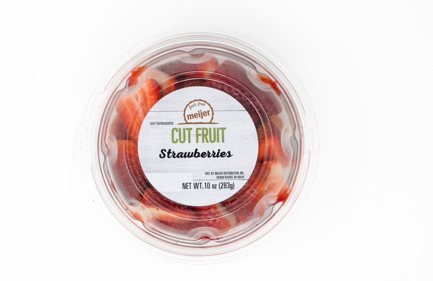 slide 5 of 5, Fresh from Meijer Hulled Strawberries, 10 oz, 10 oz