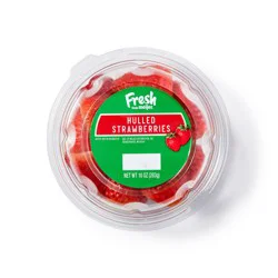 Fresh From Meijer Hulled Strawberries, 10 Oz