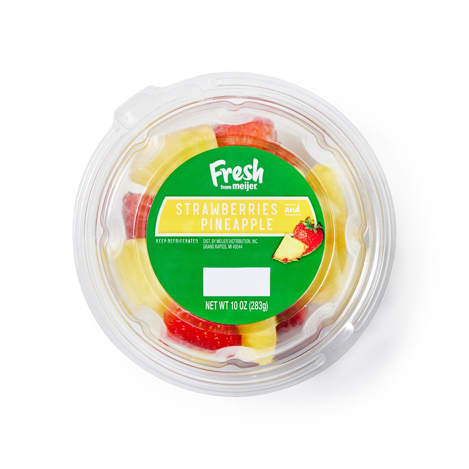 slide 1 of 2, Strawberries And Pineapple, 10 Oz, 10 oz